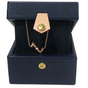 Auth Louis Vuitton 18k Solid Rose Gold Volt Upside Down Bracelet Q95977 Bracelet